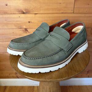 Cole Haan Men's American Class Pony Lfr C37891 Tea Leaf-Egret Size 12